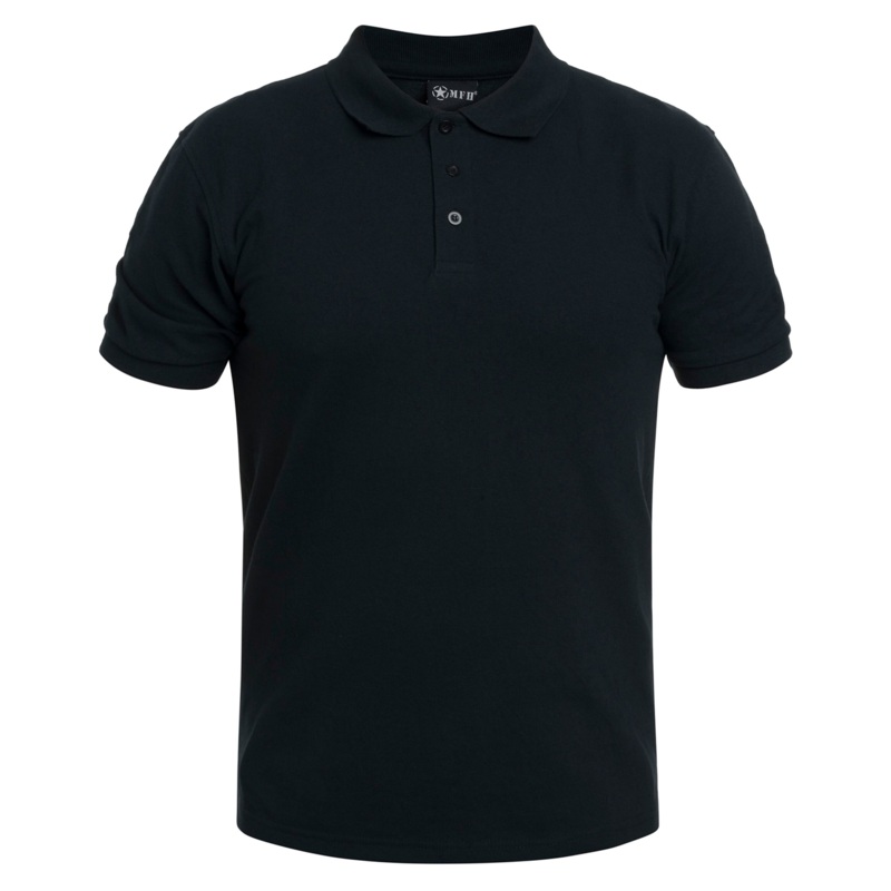 MFH Black Polo Shirt