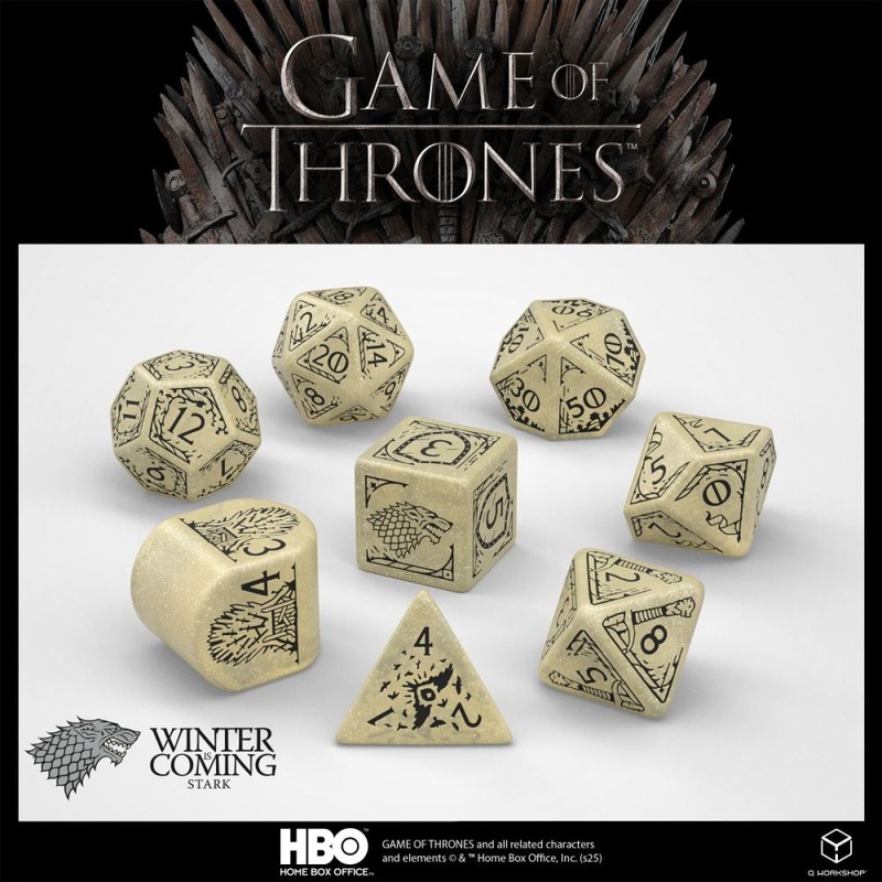 Q Workshop GOT/00190166/2025/1/A Game of Thrones Dice Set: Stark