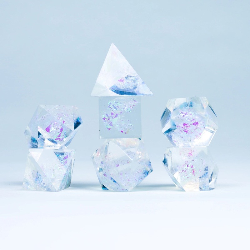 Sirius SIRIUS10-04 Dice Set Clear Cloak & Dagger