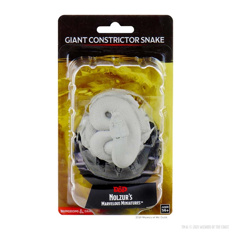 WizKids 90164 D&D Nolzurs Marvelous Miniatures: Giant Constrictor Snake