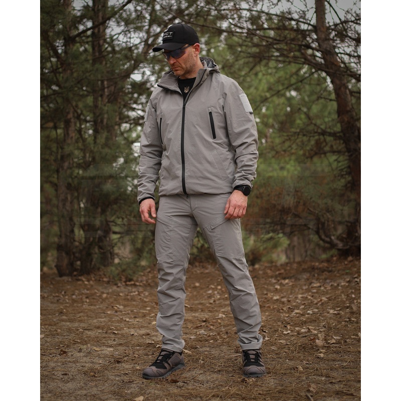 4W Stretch Rugged Suit Gray for All Seasons