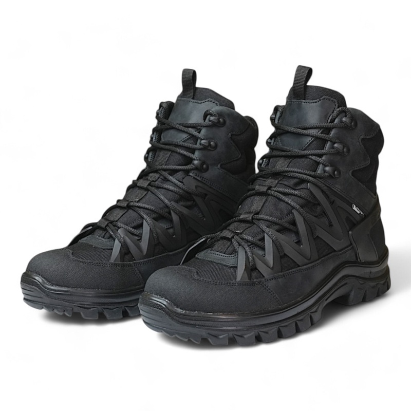 KLOST Men's Black Field Boots, Size 47