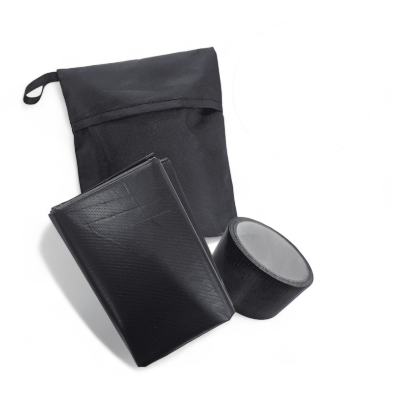 "Low-Profile Cover with Case and Reinforced Tape"