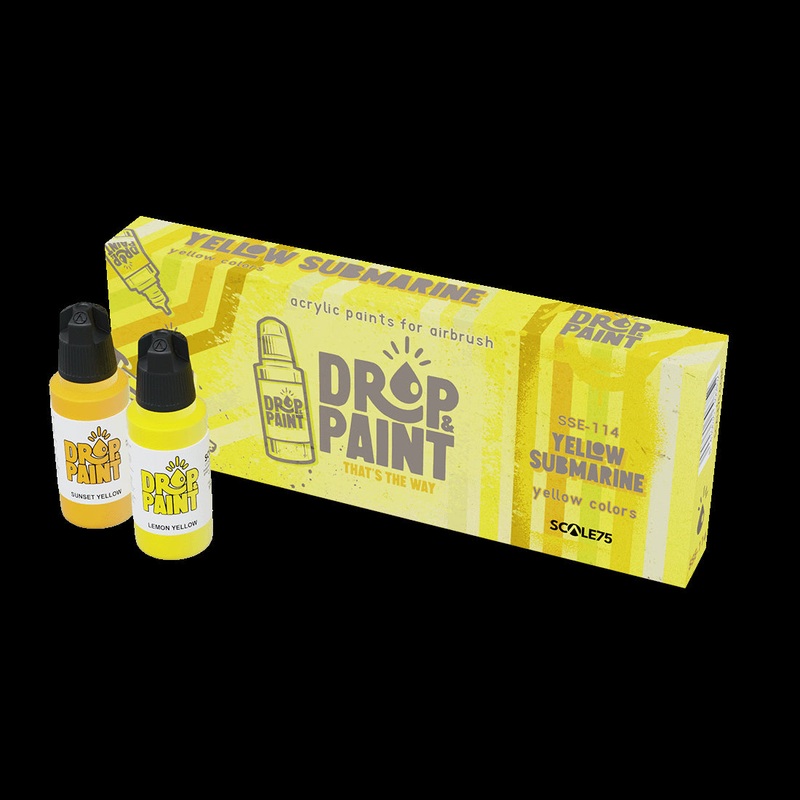 Scale 75 SSE-114 Drop and Paints Yellow Submarine Paint Set