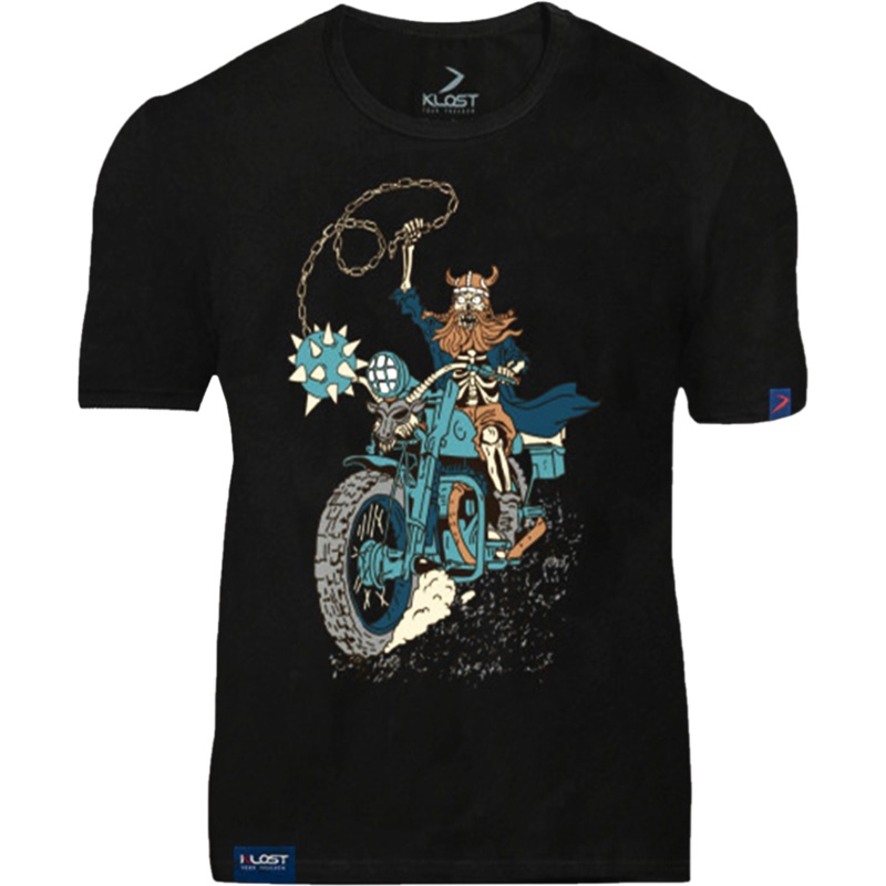 Klost Viking Biker Black T-Shirt