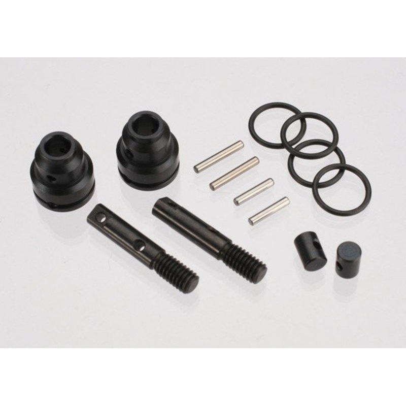 Traxxas 7055 - Rebuild kit steel constant-velocity driveshafts (includes pins o-rings stub axles for driveshafts assemblies)