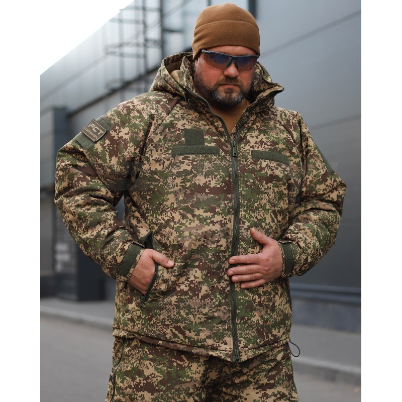 Winter Jacket, 7 Layer Synthetic Insulation, Water-Resistant, Predator Multi-Terrain