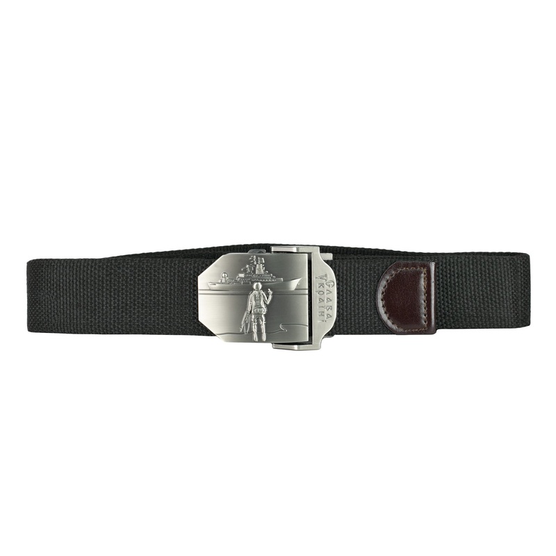 Black "Russian Warship" Belt