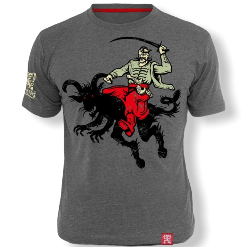 PEKLO.TOYS Rodeo T-Shirt in Grey Melange