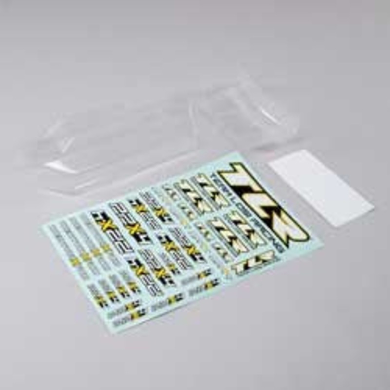 Team LOSI Racing TLR230017 ULW Body & Wing Clear: 22X-4