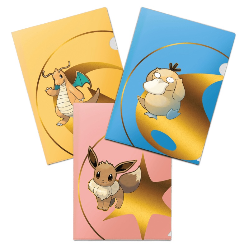Ultra Pro 16403 Pokmon: Eevee, Dragonite, Psyduck A4 Folios