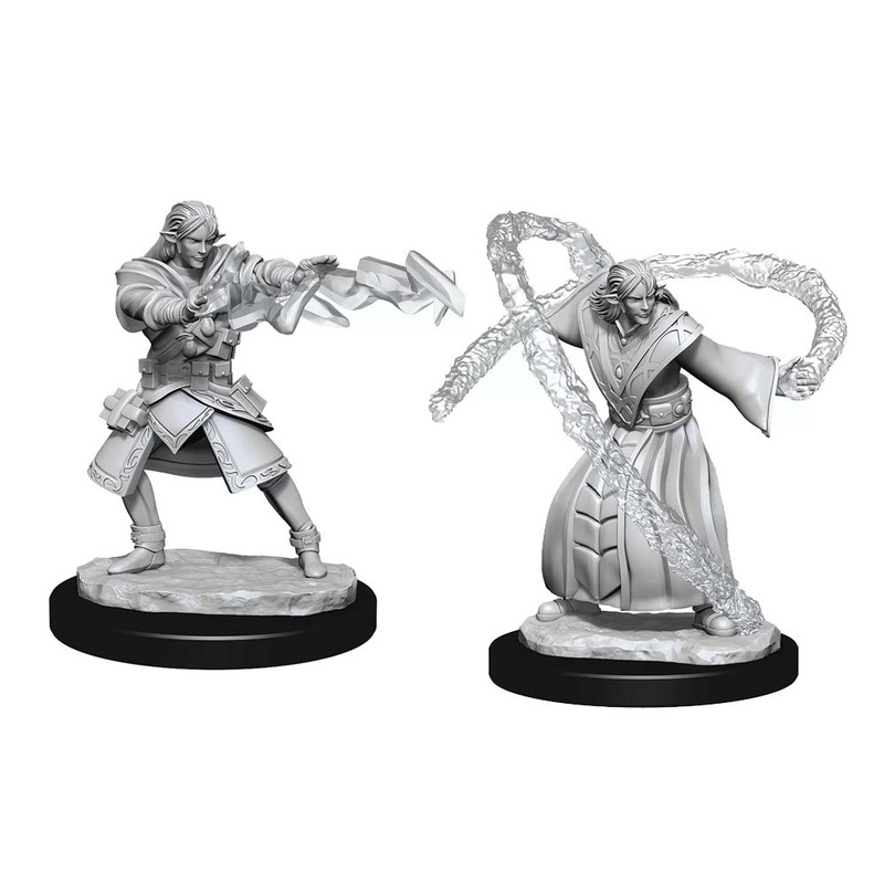 WizKids 90140 D&D Nolzurs Marvelous Miniatures: Elf Wizard Male