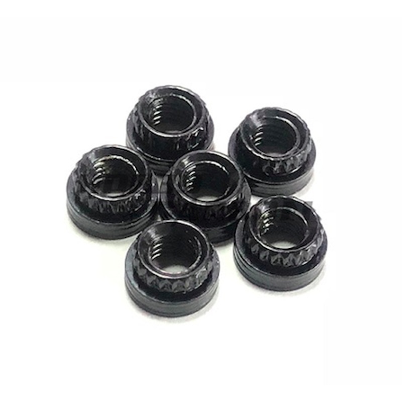 10pc M3 or M2 Steel Sunk Nuts (Press nuts/ Clinch Nuts) pack KFS2