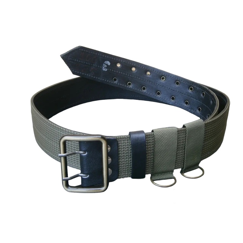 GEN II Olive Green Adjustable Webbing Rugged Belt, 110 cm, 5 cm Wide