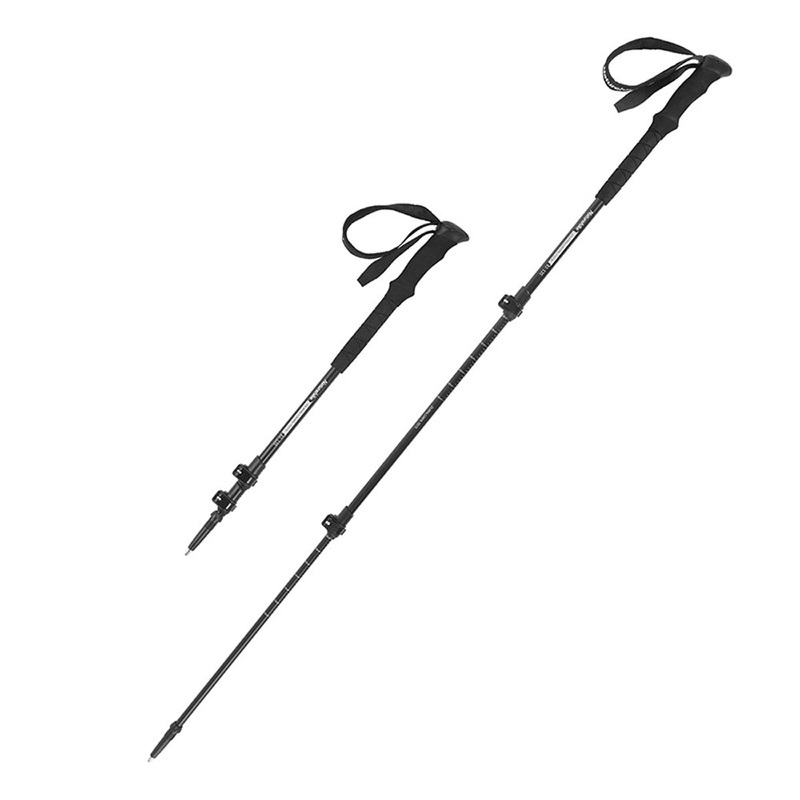 Naturehike ST 03 3-Section Hiking Pole, Gray, 7075 Aluminum