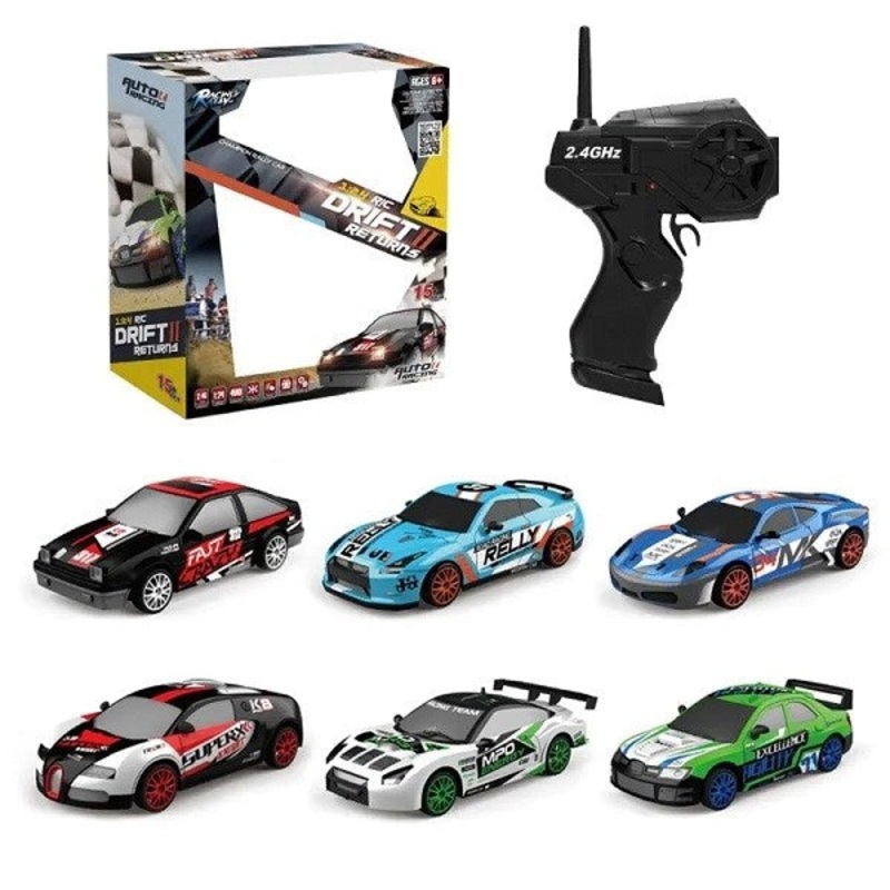 1/24th Drift RC Car - Ready to Run - Controller and Battery - 2.4GHz
