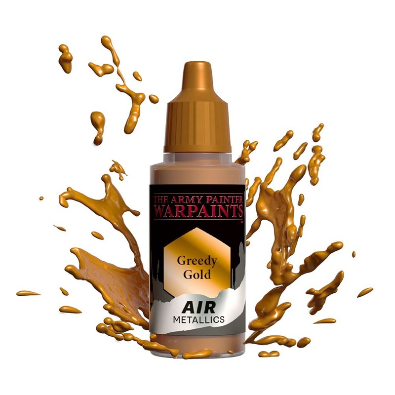 Army Painter AW1132 Metallics Air Greedy Gold Acrylic Paint 18ml