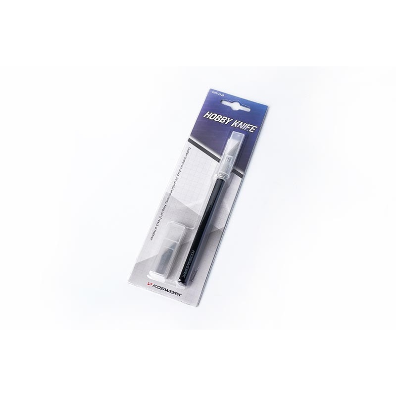 Koswork KOS13228 Aluminum Hobby Knife w/6pcs #11 Blades
