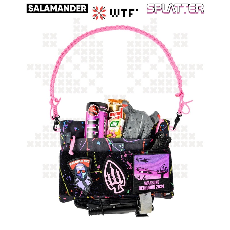 Salamander Splatter Crossbody Bag