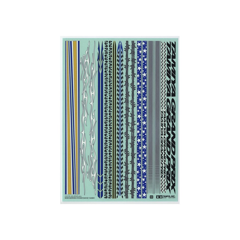 Tamiya 54518 CUSTOMIZING STICKER BAND MARKING
