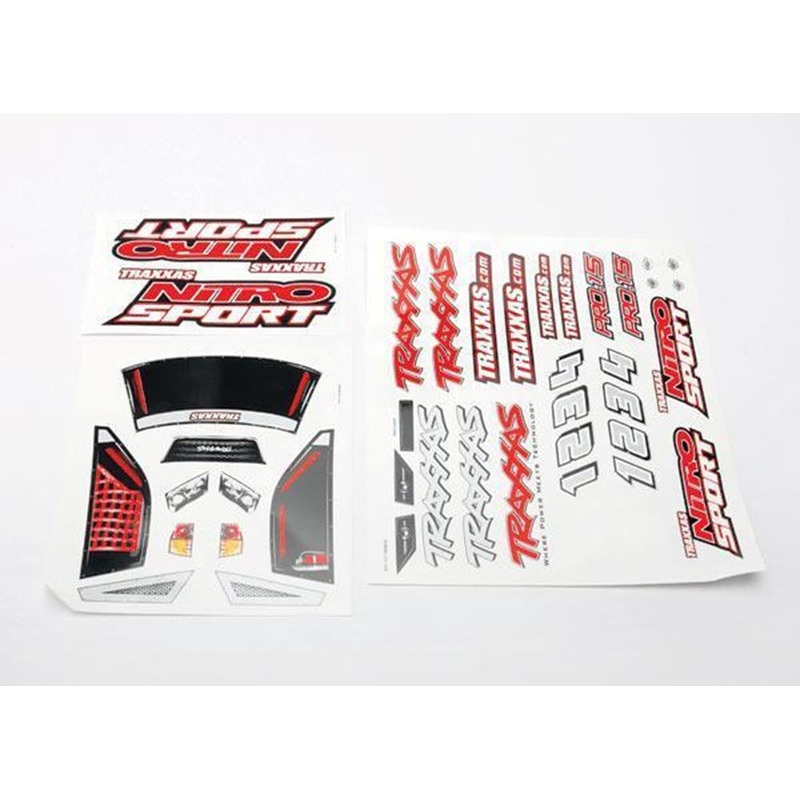 Traxxas 4513R - Decal Sheets Nitro Sport