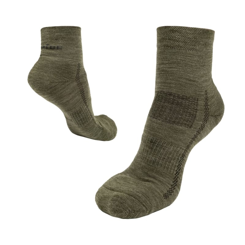 Tribe Merino Wool Hike Socks, Size 44-46, Olive Green
