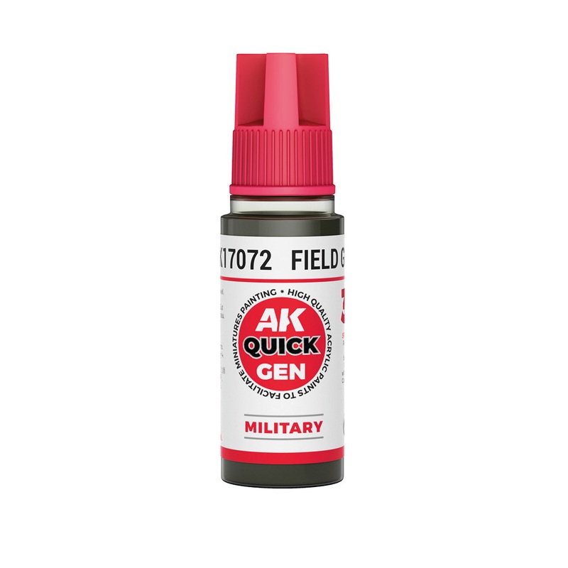 AK Interactive AK17072 Quick Gen Field Grey 18 ml