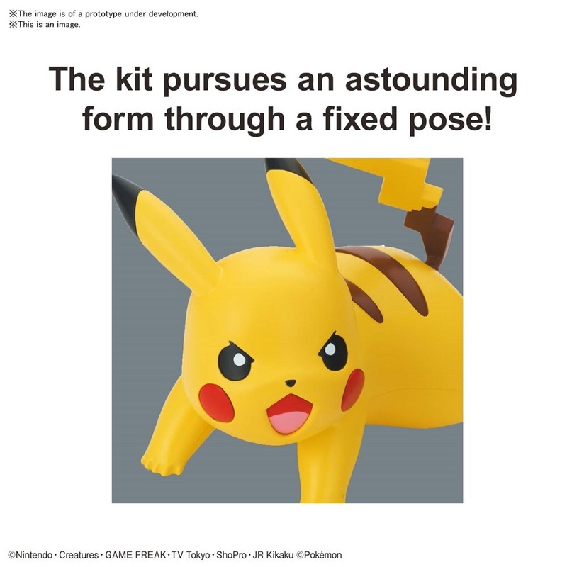 Bandai Pokemon G5061391 Pokemon Model Kit QUICK!! PIKACHU(BATTLE POSE)