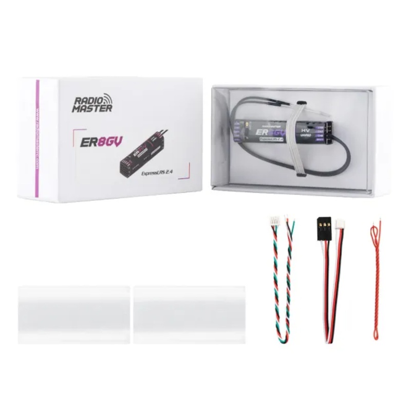 RadioMaster - ER8GV 2.4ghz PWM ExpressLRS 8 Channel receiver with Vario Sensor