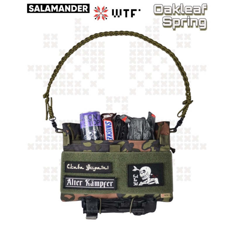 Salamander Oakleaf Spring Crossbody Bag