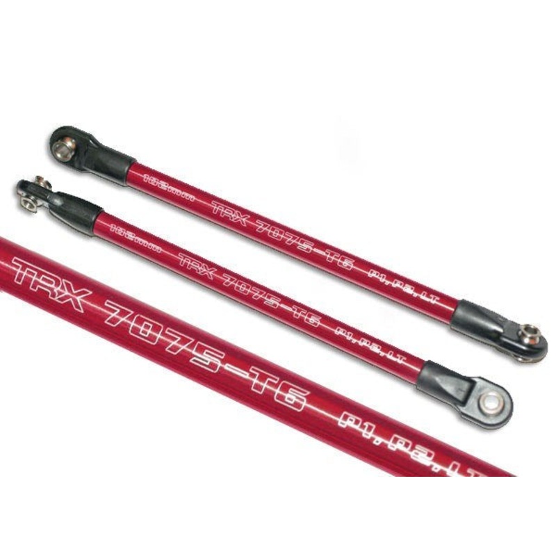 Traxxas 5318X - Push Rod (Aluminum) (Assembled With Rod Ends) (2) (use with long travel or #5357 progressive-1 rockers)
