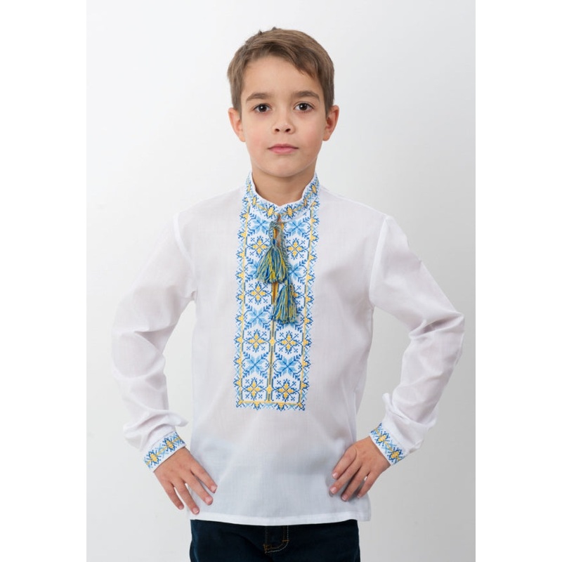 Children's Embroidered Shirt in National Colors