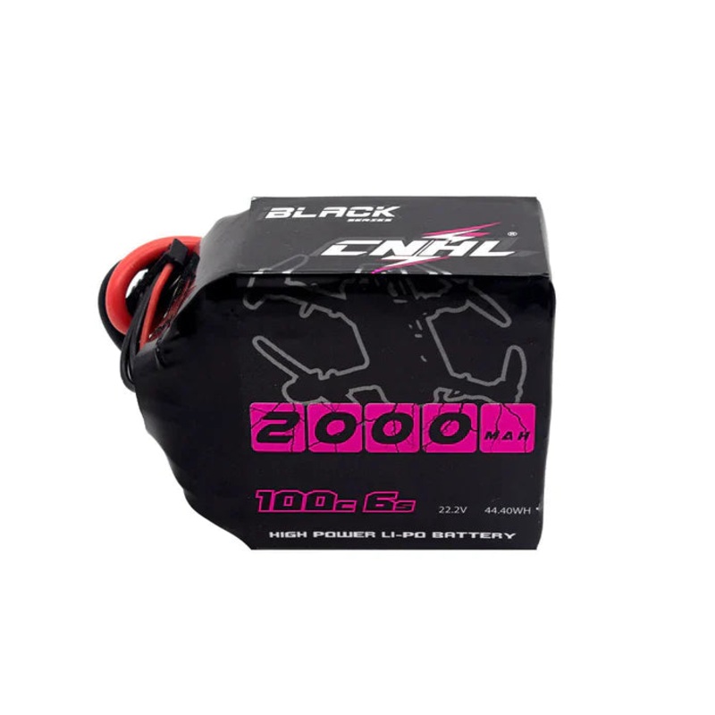 CNHL Black Series 2000mAh 22.2V 6S 100C Lipo Battery with XT60