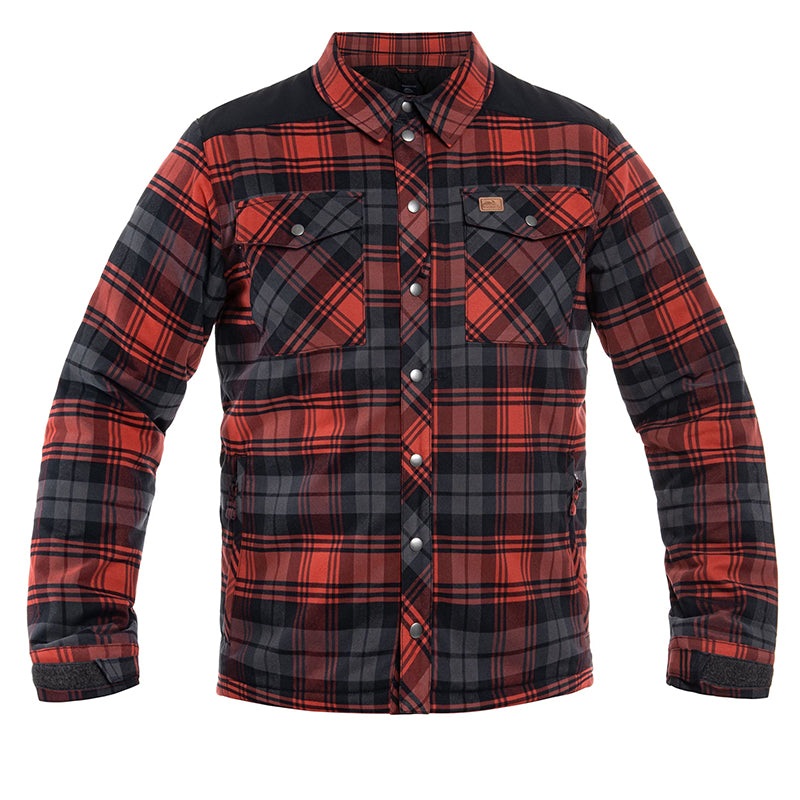 Helikon Winter Warden Long Sleeve Shirt in Late Crimson Plaid