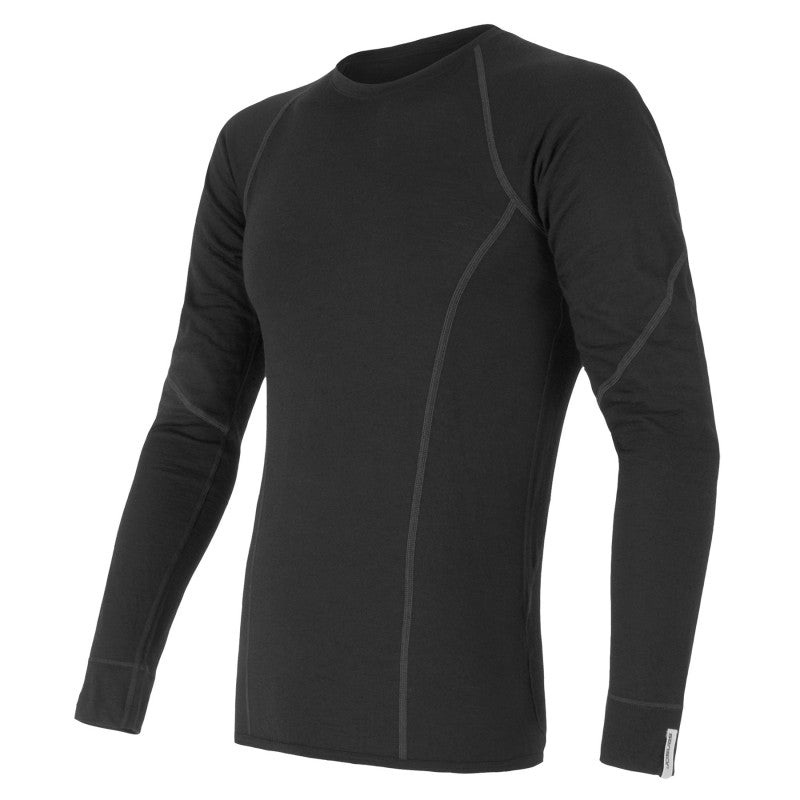 Sensor Merino Active Long Sleeve Men's Thermal Shirt - Black