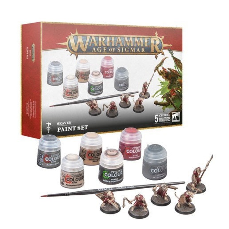 Warhammer Age of Sigmar 60-09 Skaven Paint Set