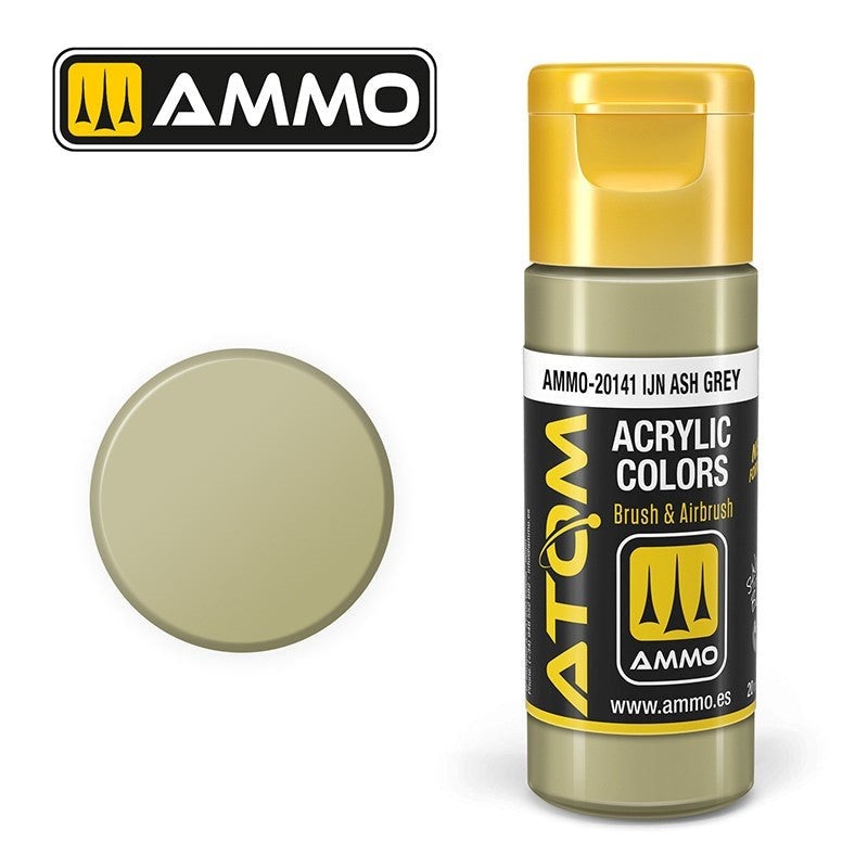 AMMO by Mig Jimenez ATOM-20141 Atom Color Ijn Ash Grey 20ml