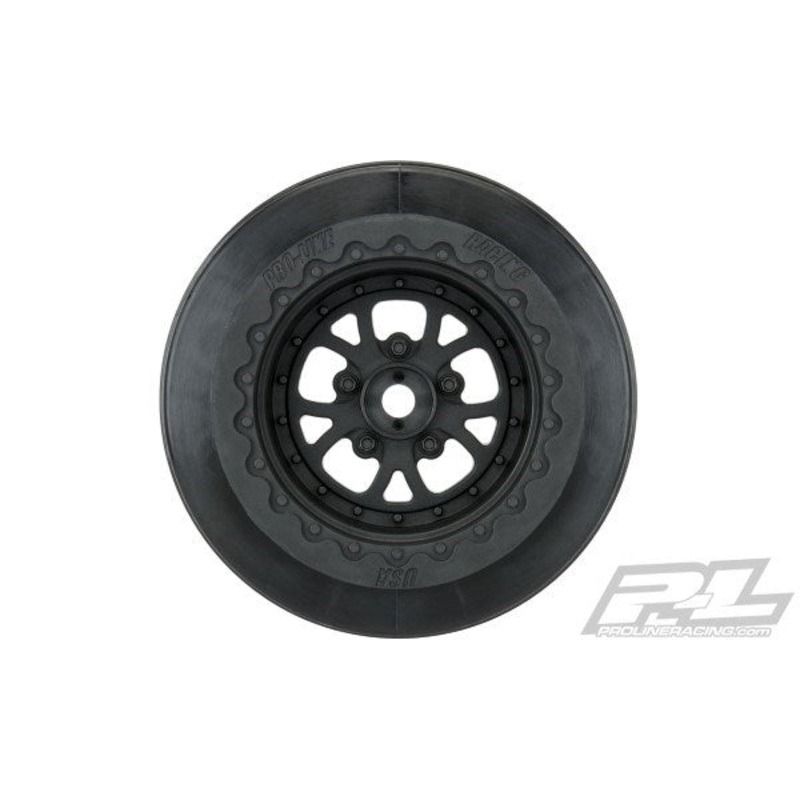 Pro-Line PRO277603 Pomona Drag Spec 2.2/3.0" Blk Slash 2wd Rr/4x4 F/R