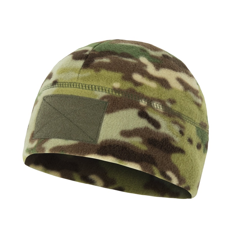 Vik-Tailor Fleece Hat with Velcro Fasteners in Multicam