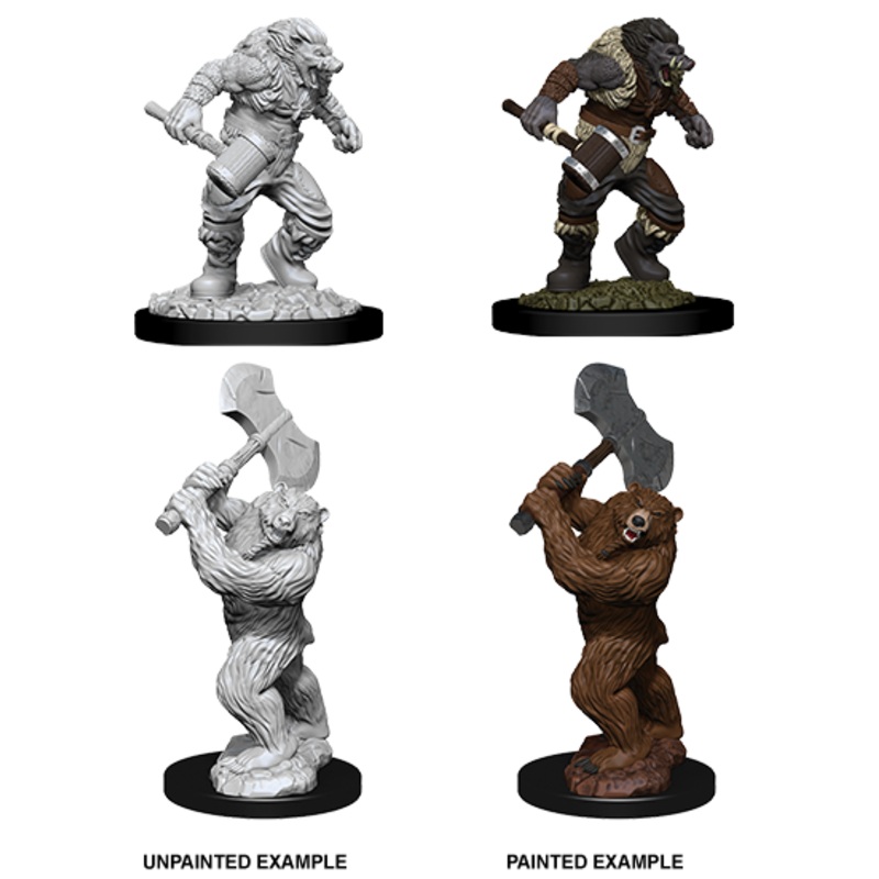 WizKids 73715 D&D Nolzurs Marvelous Miniatures: Wereboar & Werebear