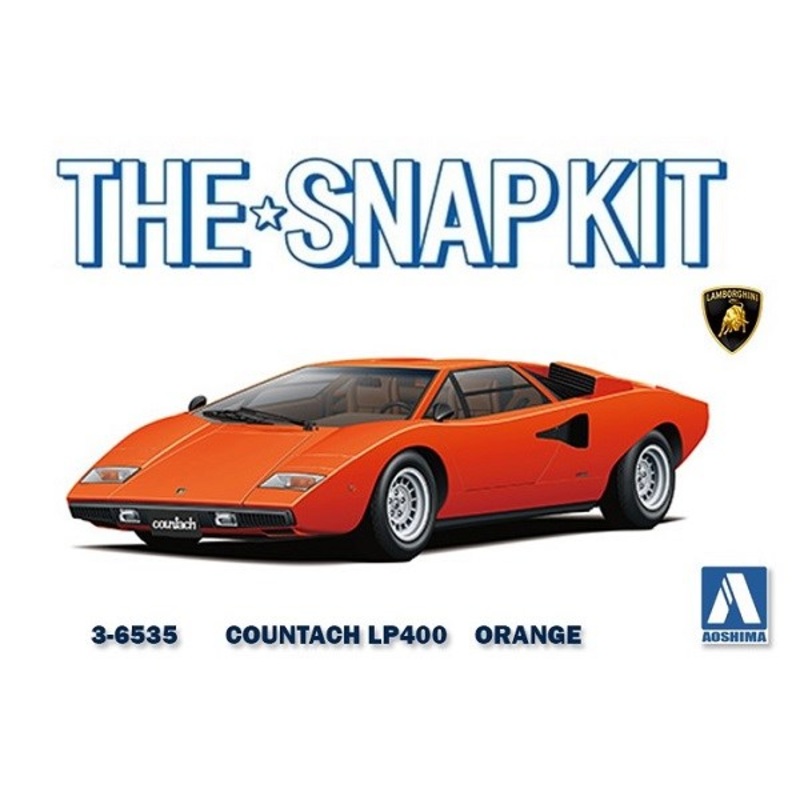 Aoshima 6535 1/32 LAMBO COUNTACH LP400 - ORANGE