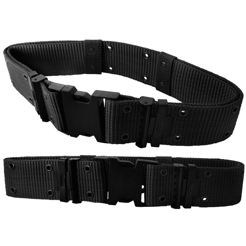 Black U C2 Rugged Pistol Belt