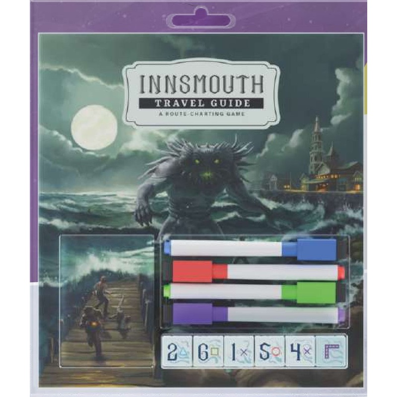 Crowd Games LLC CGA18002 Innsmouth Travel Guide a Route Charting Game