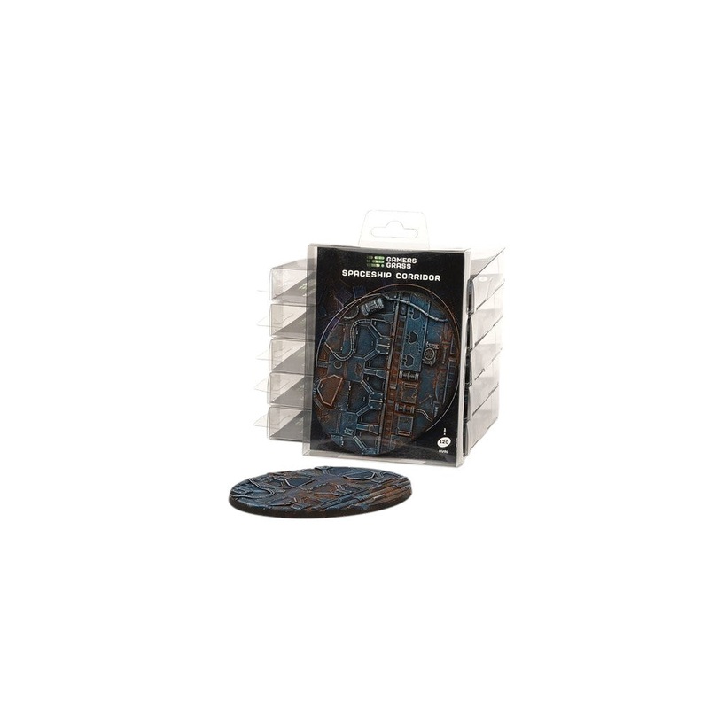 Gamers Grass GGB-SPO120 Battle Ready Bases Spaceship Corridor Oval 120mm (x1)