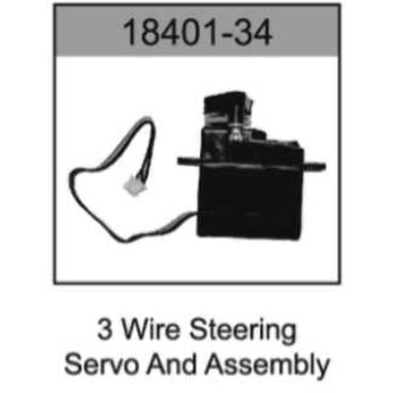 HOSpeed 18401-34 3 Wire Steering Servo & Device