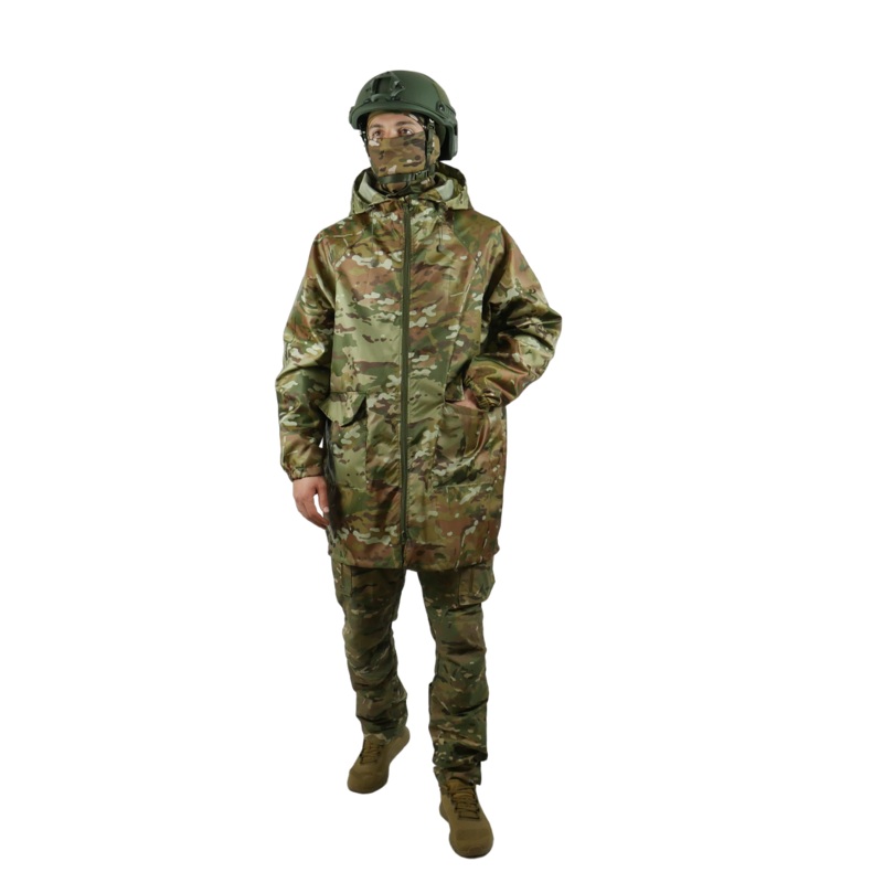 Kiborg MultiCam Rain Poncho - Reliable Outdoor Protection