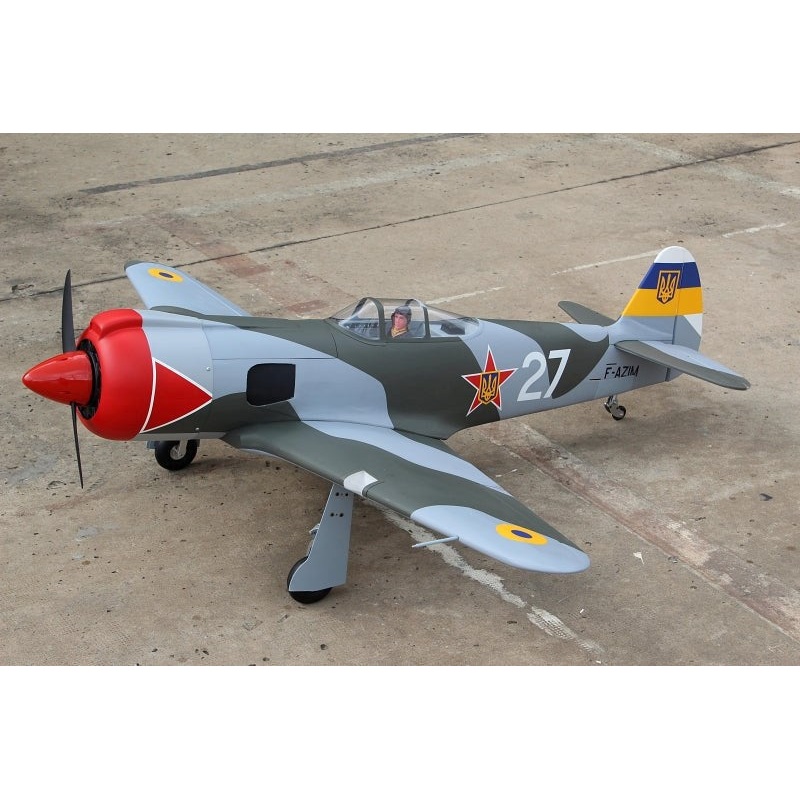 Seagull Models SEA270NGear Yakovlev Yak-3U 63wingspan20cc PU rubber wheels Matt (included ER-120 84 Retracts)