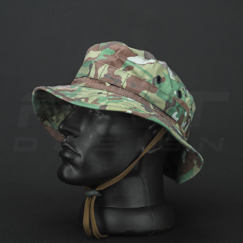 Simplified Rugged Panama Hat in Multicam