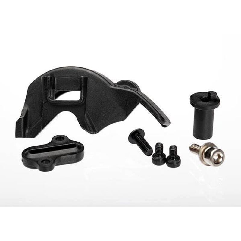 Traxxas 7379R - Cover gear/motor plate access cover/ motor mount hinge post (for 550 motors)