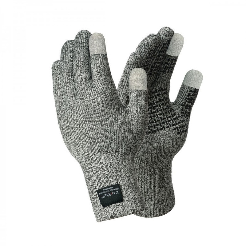 DexShell Waterproof Techshield Gloves, Size XL, With White Fingers